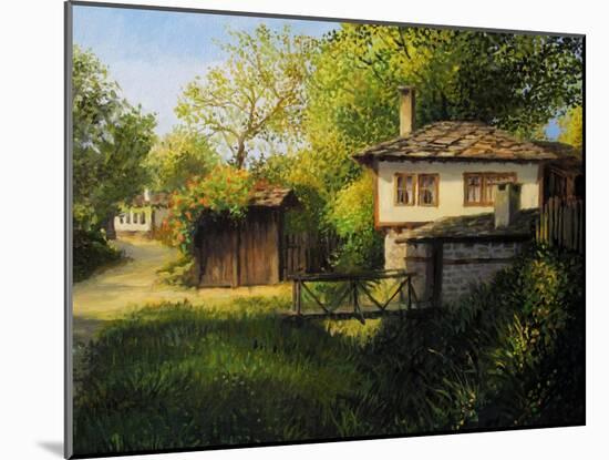 Late Afternoon In Bojenci-kirilstanchev-Mounted Art Print