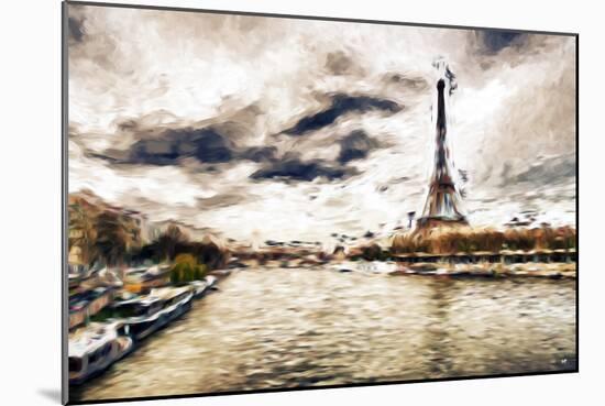 Late Afternoon in Paris - In the Style of Oil Painting-Philippe Hugonnard-Mounted Giclee Print