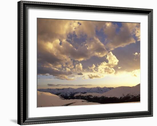 Late Afternoon in the Rocky Mountains, Rocky Mountain National Park, Colorado, USA-Jerry & Marcy Monkman-Framed Photographic Print