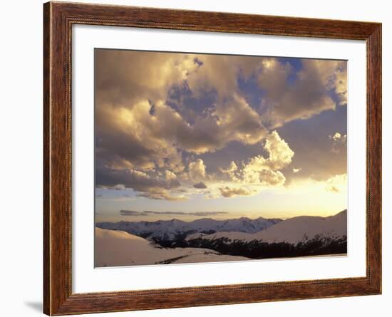 Late Afternoon in the Rocky Mountains, Rocky Mountain National Park, Colorado, USA-Jerry & Marcy Monkman-Framed Photographic Print