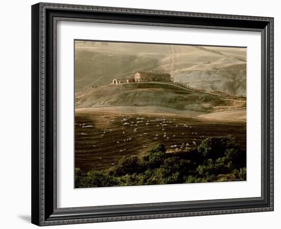 Late Afternoon in Tuscany-Monika Brand-Framed Photographic Print