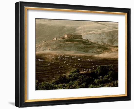 Late Afternoon in Tuscany-Monika Brand-Framed Photographic Print