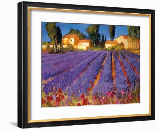 Late Afternoon, Lavender Fields-Philip Craig-Framed Giclee Print