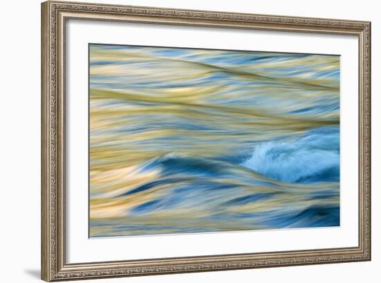 Late Afternoon Light and Merced River Abstract-Vincent James-Framed Premium Photographic Print