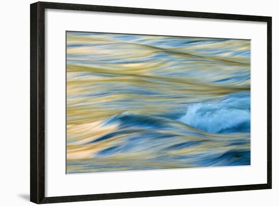 Late Afternoon Light and Merced River Abstract-Vincent James-Framed Premium Photographic Print