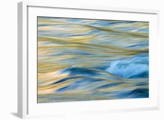 Late Afternoon Light and Merced River Abstract-Vincent James-Framed Premium Photographic Print