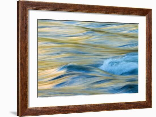 Late Afternoon Light and Merced River Abstract-Vincent James-Framed Premium Photographic Print