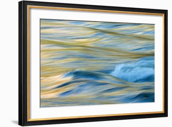 Late Afternoon Light and Merced River Abstract-Vincent James-Framed Premium Photographic Print