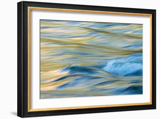 Late Afternoon Light and Merced River Abstract-Vincent James-Framed Photographic Print