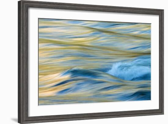 Late Afternoon Light and Merced River Abstract-Vincent James-Framed Photographic Print