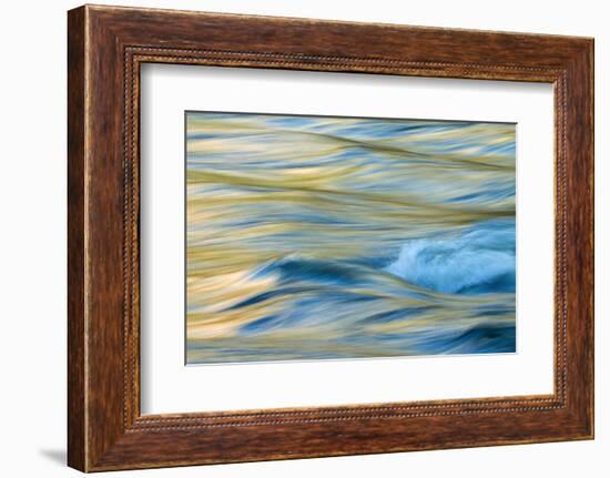 Late Afternoon Light and Merced River Abstract-Vincent James-Framed Photographic Print