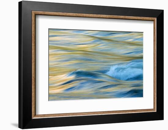 Late Afternoon Light and Merced River Abstract-Vincent James-Framed Photographic Print