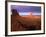 Late Afternoon Light Colors the Rock Formations, Monument Valley, Utah, USA-Janis Miglavs-Framed Photographic Print