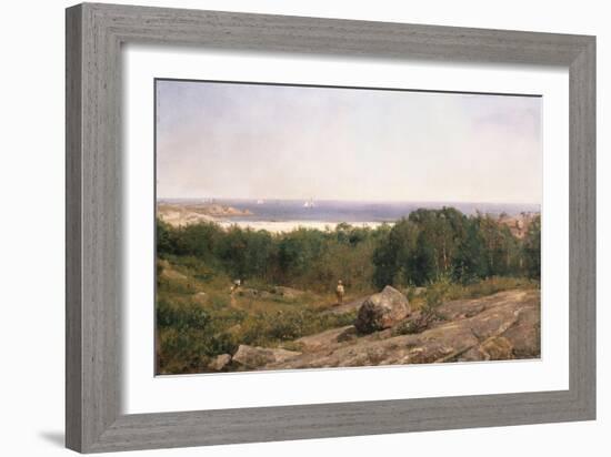 Late Afternoon, Newport, 1855-Thomas Birch-Framed Giclee Print