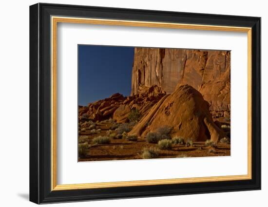 Late Afternoon, Pancake Area, Monument Valley, Arizona, USA-Michel Hersen-Framed Photographic Print