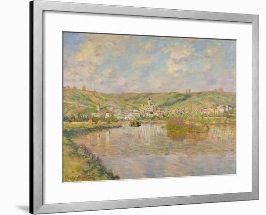 Late Afternoon, Vetheuil, 1880-Claude Monet-Framed Giclee Print