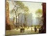 Late Afternoon, Washington Square-Paul Cornoyer-Mounted Giclee Print