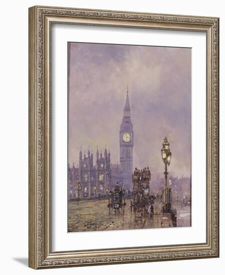 Late Afternoon, Westminster Bridge-John Sutton-Framed Giclee Print