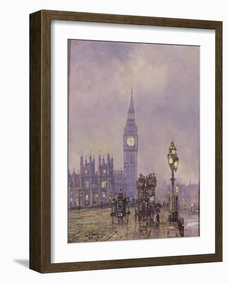 Late Afternoon, Westminster Bridge-John Sutton-Framed Giclee Print