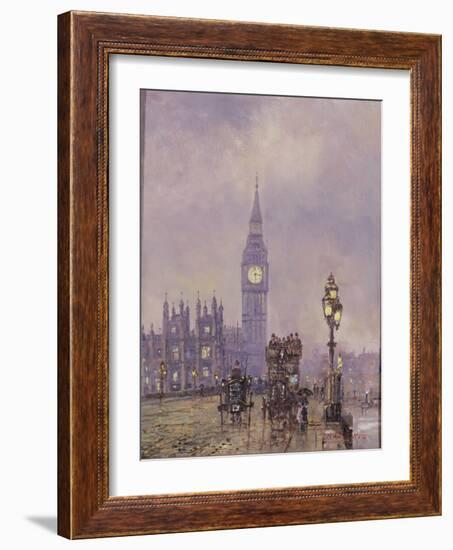 Late Afternoon, Westminster Bridge-John Sutton-Framed Giclee Print