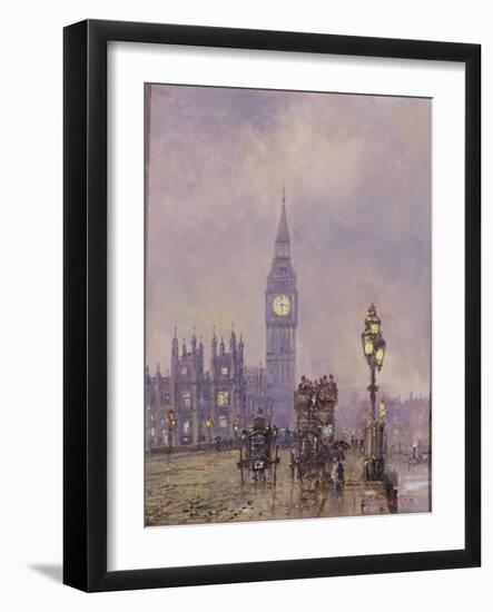 Late Afternoon, Westminster Bridge-John Sutton-Framed Giclee Print