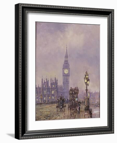 Late Afternoon, Westminster Bridge-John Sutton-Framed Giclee Print