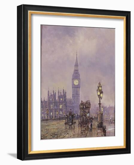 Late Afternoon, Westminster Bridge-John Sutton-Framed Giclee Print