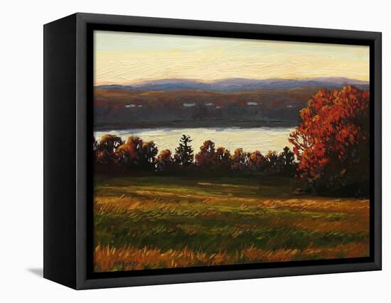 Late Autumn Day on the Hudson-Patty Baker-Framed Stretched Canvas