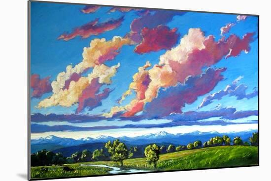 Late Day Clouds over the Divide-Patty Baker-Mounted Art Print