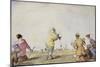 Late Edwardian Golfing Scene-Stapleton Collection-Mounted Giclee Print