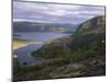 Late Evening Light Over Norwegian Fjord, Lausvnes, Nord-Trondelag, Norway, Europe-Pete Cairns-Mounted Photographic Print