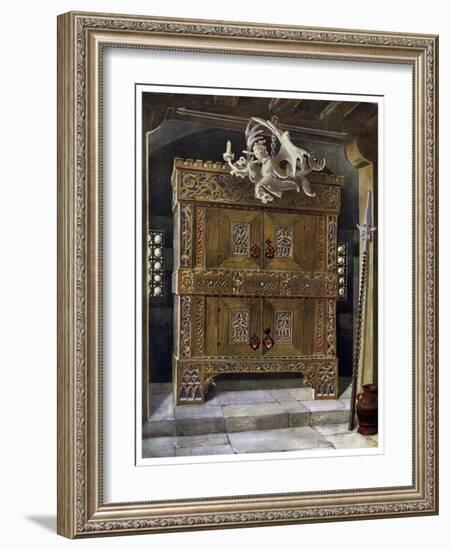 Late Gothic Schrank, 1910-Edwin Foley-Framed Giclee Print