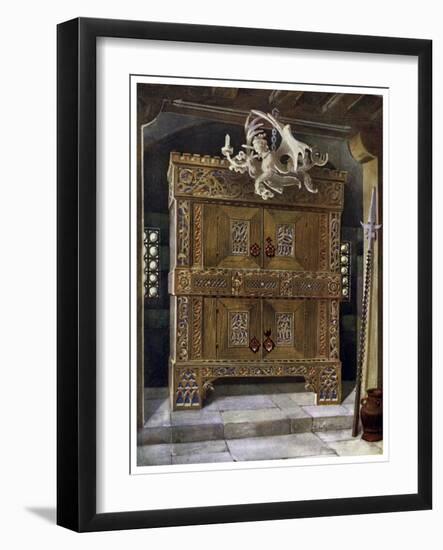 Late Gothic Schrank, 1910-Edwin Foley-Framed Giclee Print