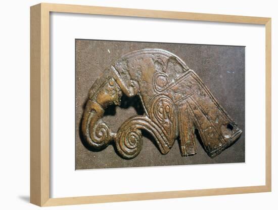 Late iron age bronze brooch of a bird-Unknown-Framed Giclee Print