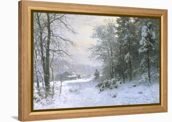 Late Lies the Winter Sun-Anders Andersen-Lundby-Framed Premier Image Canvas