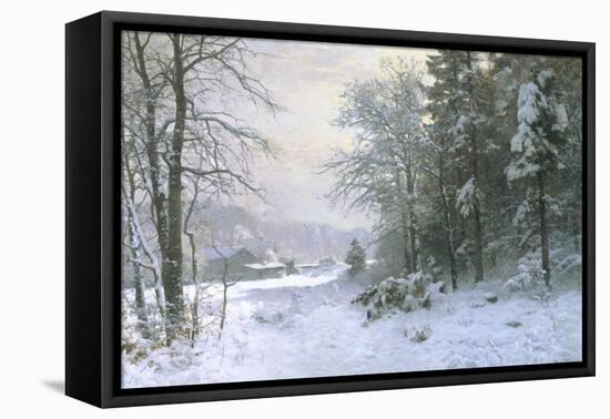 Late Lies the Winter Sun-Anders Andersen-Lundby-Framed Premier Image Canvas