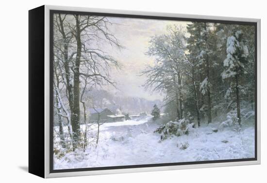 Late Lies the Winter Sun-Anders Andersen-Lundby-Framed Premier Image Canvas