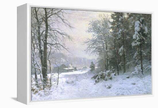 Late Lies the Winter Sun-Anders Andersen-Lundby-Framed Premier Image Canvas