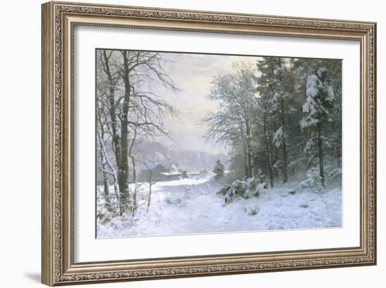 Late Lies the Winter Sun-Anders Andersen-Lundby-Framed Giclee Print