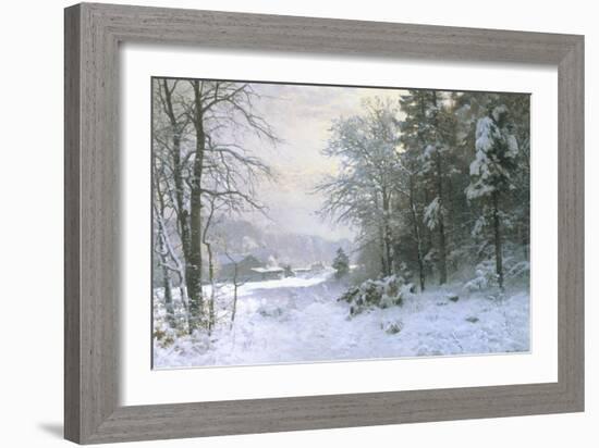 Late Lies the Winter Sun-Anders Andersen-Lundby-Framed Giclee Print