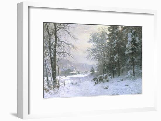 Late Lies the Winter Sun-Anders Andersen-Lundby-Framed Giclee Print