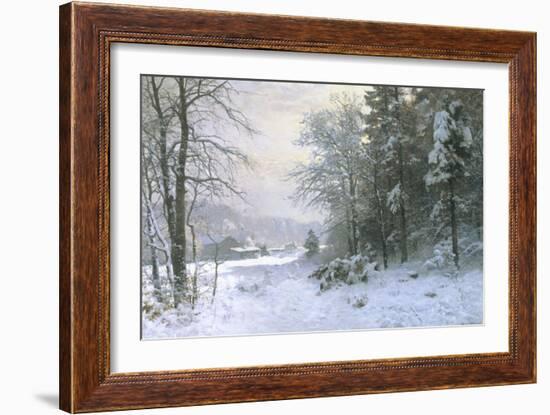 Late Lies the Winter Sun-Anders Andersen-Lundby-Framed Giclee Print