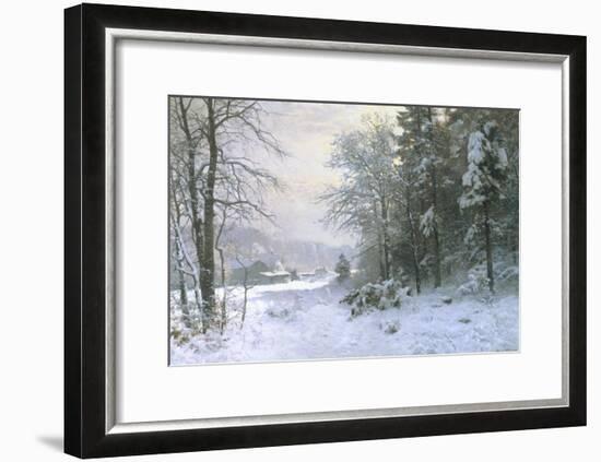 Late Lies the Winter Sun-Anders Andersen-Lundby-Framed Giclee Print