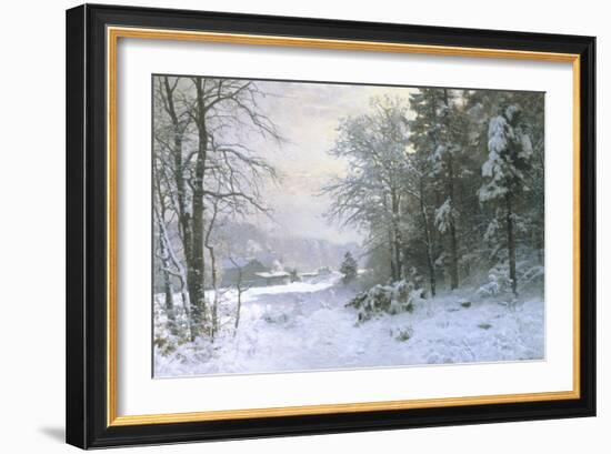 Late Lies the Winter Sun-Anders Andersen-Lundby-Framed Giclee Print