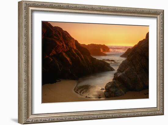 Late Light Sonoma Seascape-Vincent James-Framed Photographic Print