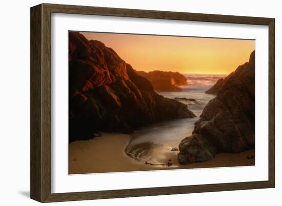 Late Light Sonoma Seascape-Vincent James-Framed Photographic Print