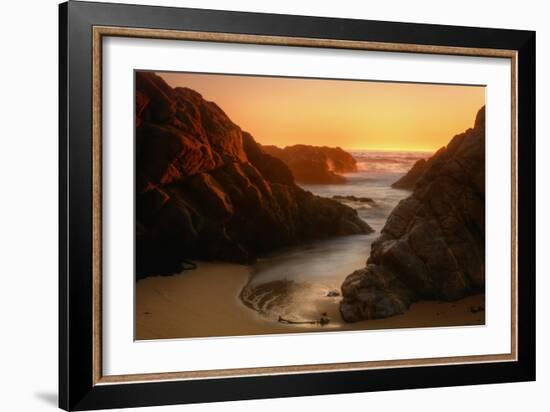 Late Light Sonoma Seascape-Vincent James-Framed Photographic Print