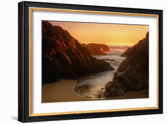 Late Light Sonoma Seascape-Vincent James-Framed Photographic Print