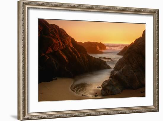 Late Light Sonoma Seascape-Vincent James-Framed Photographic Print