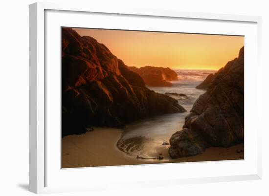 Late Light Sonoma Seascape-Vincent James-Framed Photographic Print